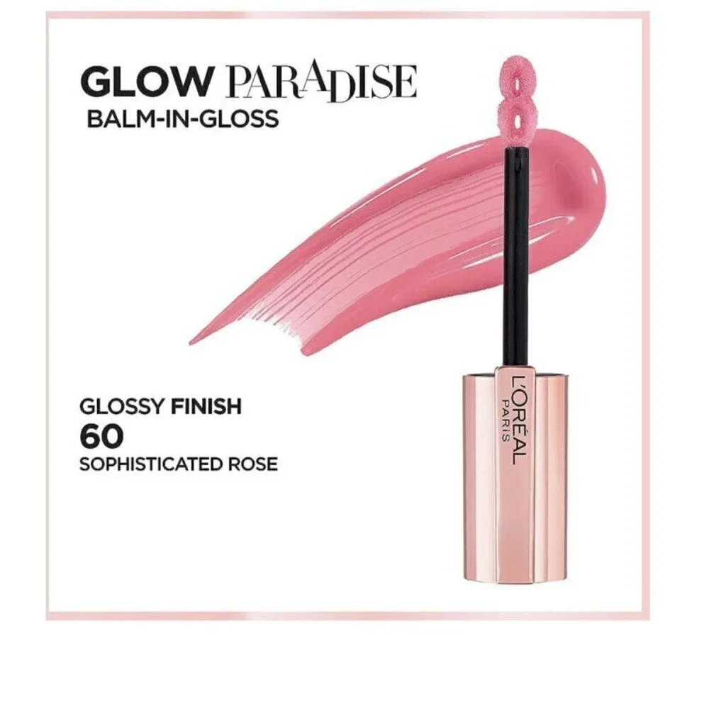 LOREAL Glow Paradise Tinted Lip Balm 60 Sophisticated Rose